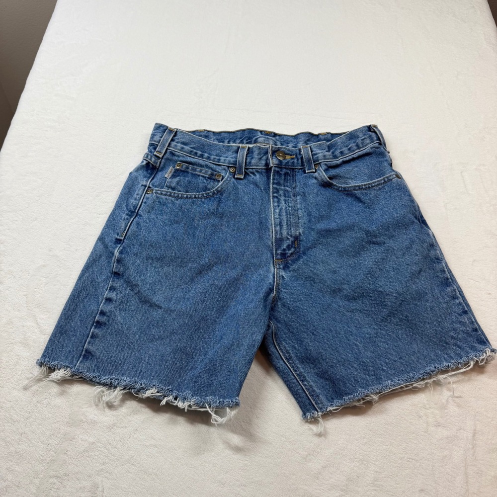 Carhartt Blue Denim Jean Shorts